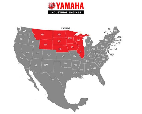 Yamaha Distribution Territory