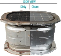 kubota filter befor and after